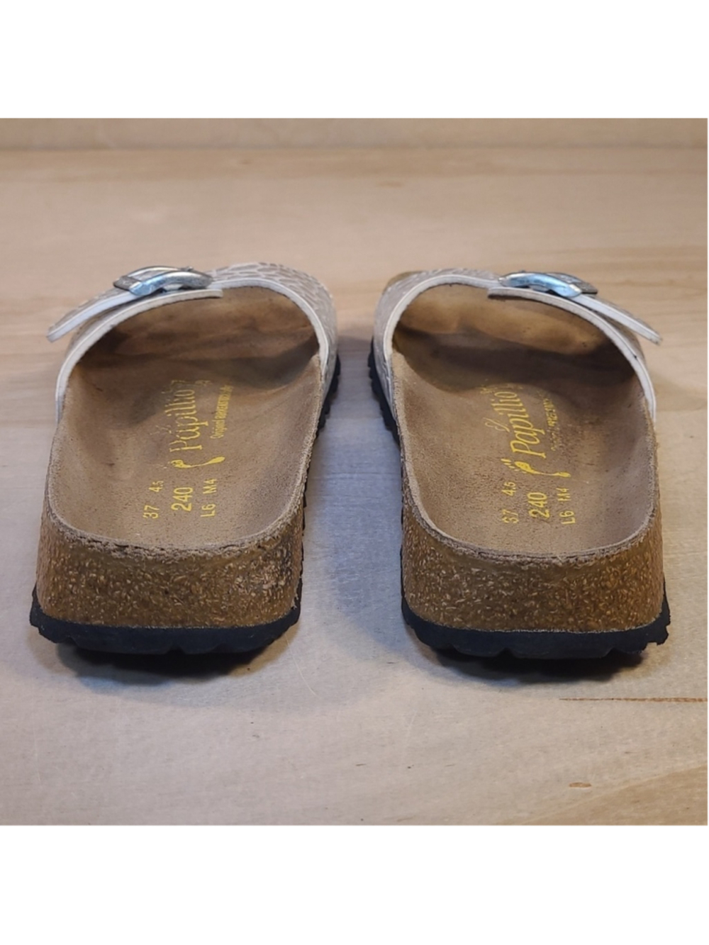 Birkenstock Papillio Madrid Silver Leather Women's Fashion Sandals - Picture 6 of 13